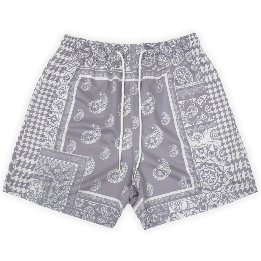 Houndstooth Paisley Short