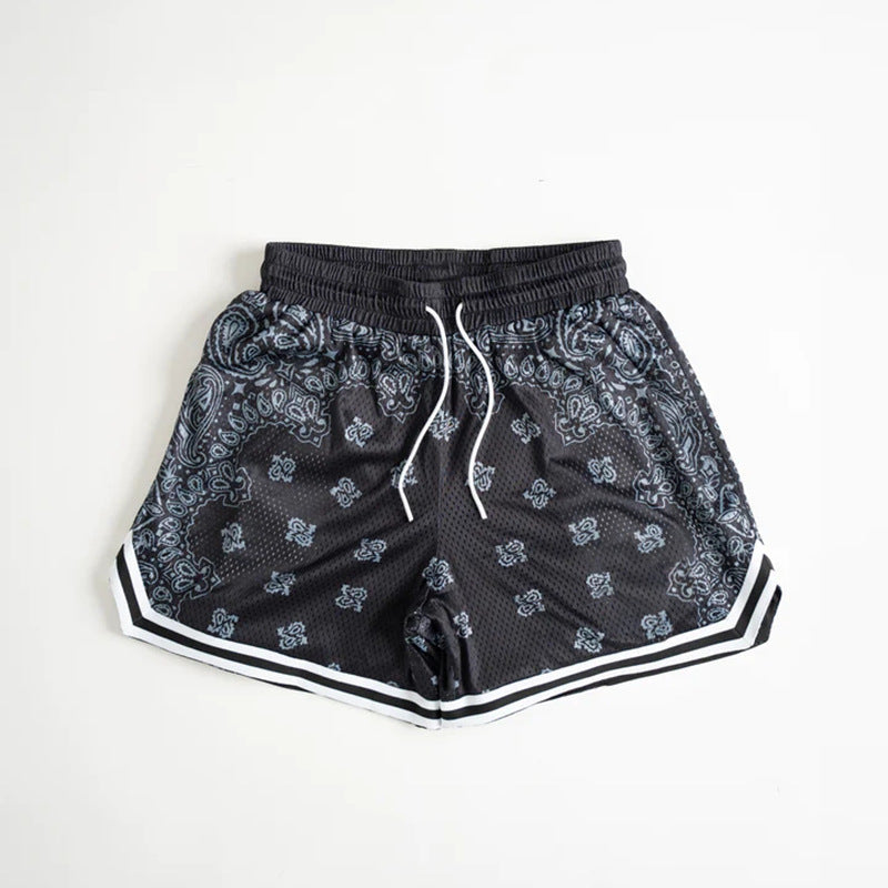 Paisley Mesh Short