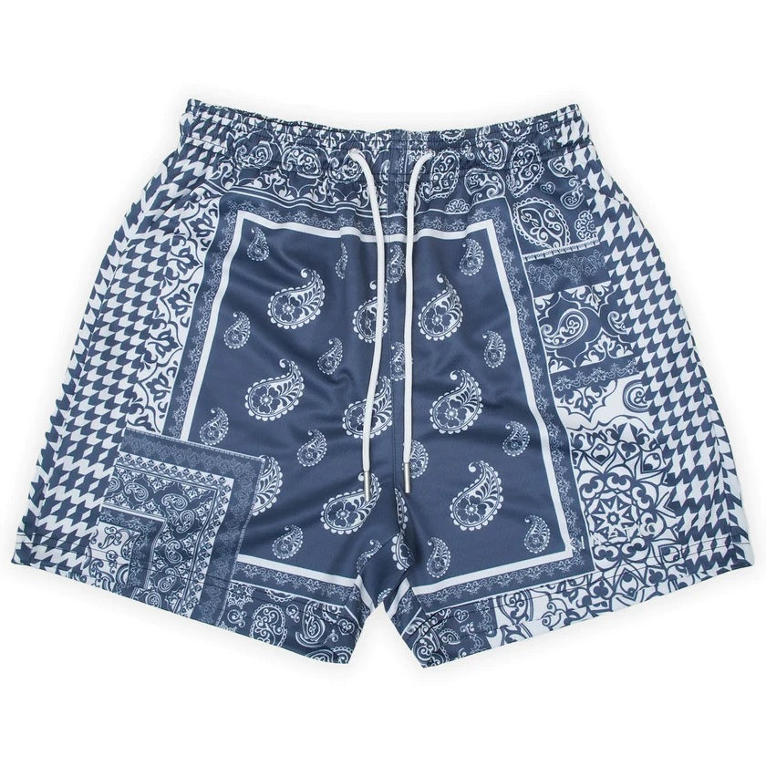 Houndstooth Paisley Short