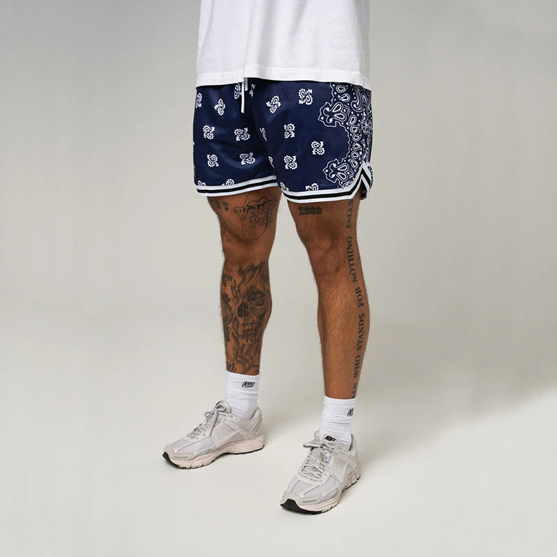 Paisley Mesh Short