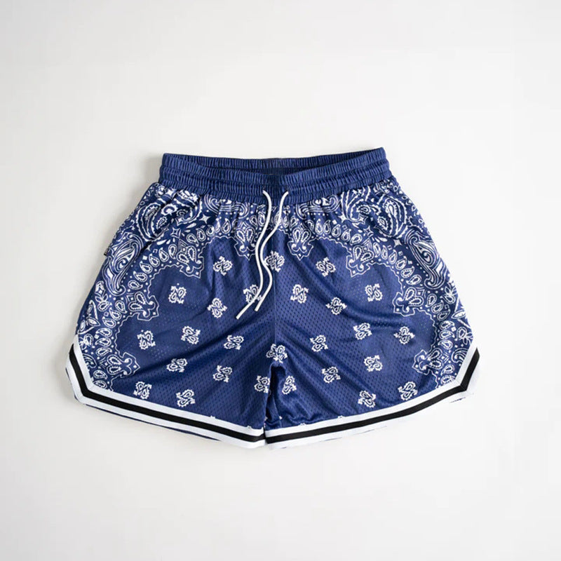 Paisley Mesh Short