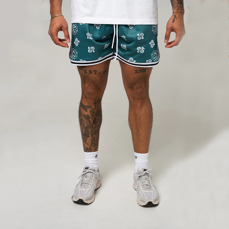 Paisley Mesh Short