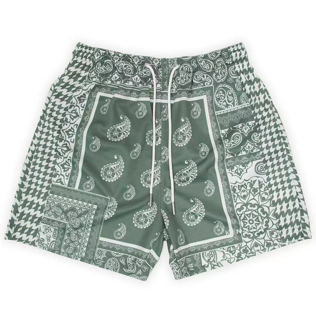 Houndstooth Paisley Short