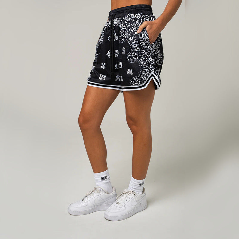 Paisley Mesh Short