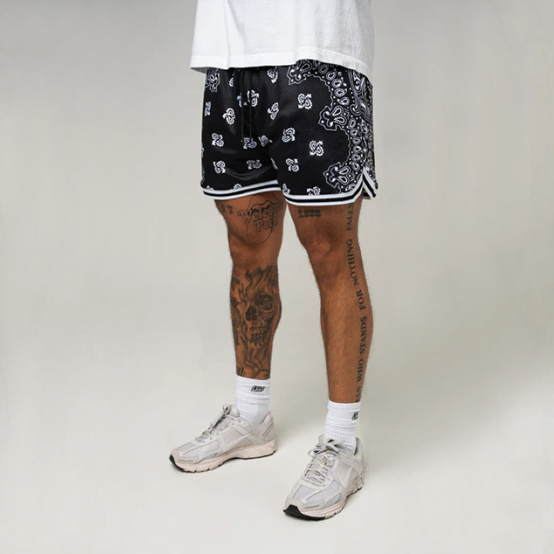 Paisley Mesh Short